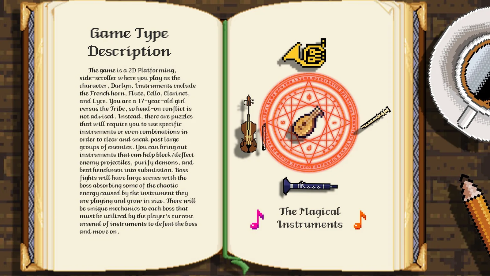 Pitch spread: game type and the magical instruments